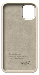 Nudient Bold Case mobildeksel til iPhone 11/XR, beige
