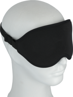 Vadderad sovmask 3D för vuxna, svart 