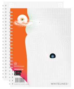 Whitelines kollegieblock A5 rutat