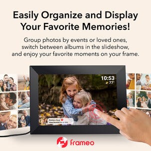 Exibel digital fotoramme 15,6 tommer med LED