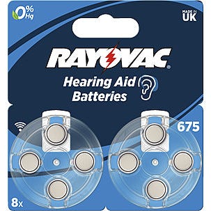 Rayovac 675 høreapparatbatteri
