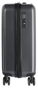 Kabinkoffert med 4 hjul, lav vekt, grå