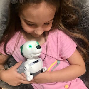 Silverlit Robo Dackel Jr interaktiv robothund, från 5 år
