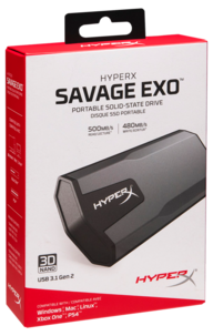 Hårddisk HyperX SAVAGE EXO SSD 480 GB