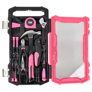 Verktygssats med bits, hammare, kniv och tänger, 39 delar 