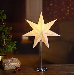 Adventstjerne med fot