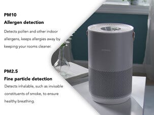 Smartmi P1 smart luftrenser med HEPA-filter, svart