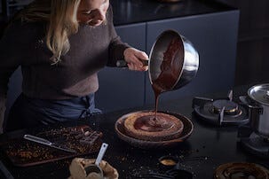 Fiskars All Steel Pure sauteuse rostfritt stål, 20 cm, 2 l