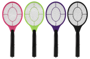 Sähkökäyttöinen kärpäslätkä, eri värejä