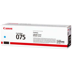 Canon 075 toner original, cyan