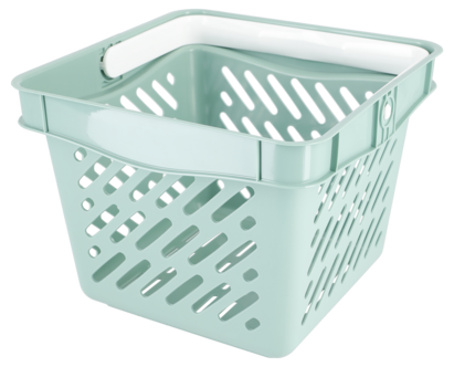 Kundkorg plast mini, med handtag, 27 x 27 x 21 cm