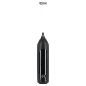 Mjölkskummare elektrisk, batteridriven, svart