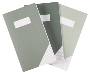 Anteckningsböcker mix 3-pack, FSC-märkt
