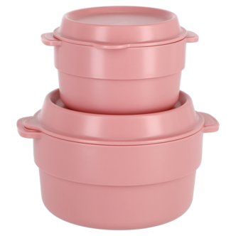 Snacksburkar i plast 2-pack