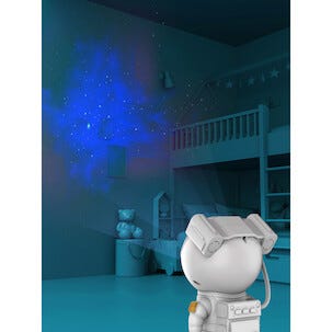 Galaxy-lampe med stjerneprosjektor, Astronaut Galaxy Light