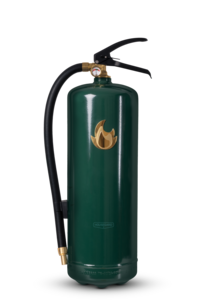 Housegard Design pulversläckare 55A, grön/guld, 6 kg