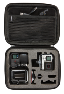 Exibel veske for actionkamera 