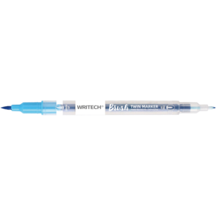 Writech Dual Tip tuschpennor dubbelspets, 24-pack