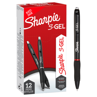 Sharpie S-Gel gelpenn 0,7 mm 12-pakning