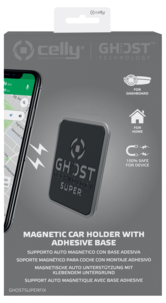 Mobilhållare självhäftande, Celly Ghost Superfix