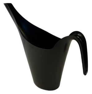 Ventura vannkanne av svart plast til innendørsbruk, 1,7 liter