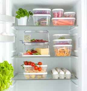 Osteklokke glassklar plast