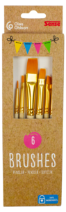 Penslar för barn 6-pack, från 3 år