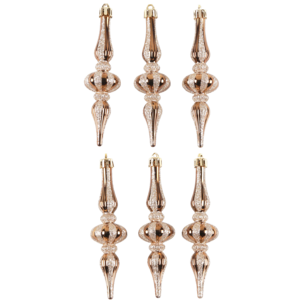 Julgransspira plast 15 cm 6-pack
