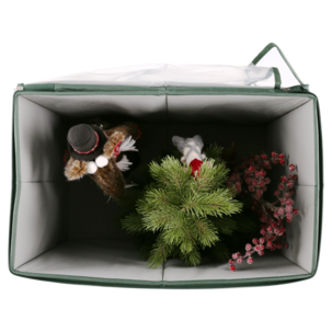 Oppbevaringsboks til julepynt med lokk 51x31x45 cm