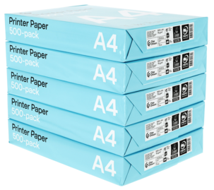 Skrivarpapper ohålat A4, Clas Ohlson