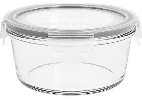 Coline ildfast form i glass, rund, 0,6 l
