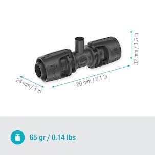 Gardena T-koppling med spridarfäste 13 mm, 5-pack
