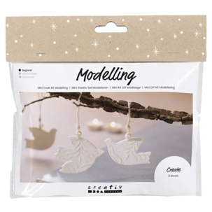 Creativ Company hobbysett polymerleire 3 duer