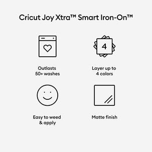 Cricut Smart Iron-On Joy Xtra Vinyyli tekstiilipainatuksiin, 24,1 x 61 cm