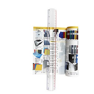 Linjal med forstørring