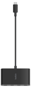 Belkin Connect USB-C Hub, 4 USB-C-porttia, 100 W