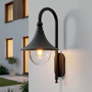 Stallykta Arvid svart, vägglampa utomhus, Northlight