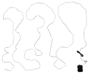 Mini LED ljusslinga batteri med timer, 8,3 m