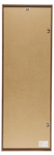 Avlangt speil med treramme til vegg, 120 x 40 cm