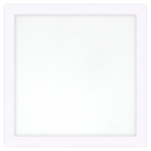 Fyrkantig plafond tak,  dimbar LED, vit, Northlight