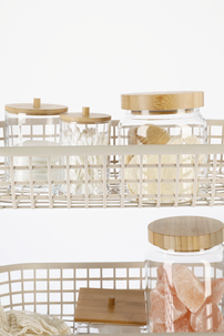 Rullvagn med 4 korgar, 46,5 x 26 x 78,8 cm