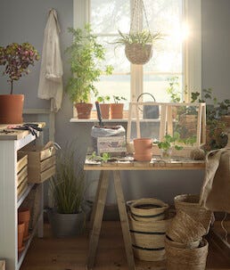 Trälåda med handtag