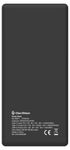 Varavirtalähde pikalataukseen USB-C, USB-A, 10 000 mAh