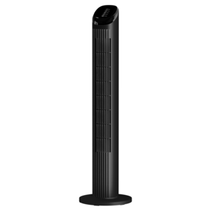 Pelarfläkt med fjärrkontroll 50 W, svart, 88 cm