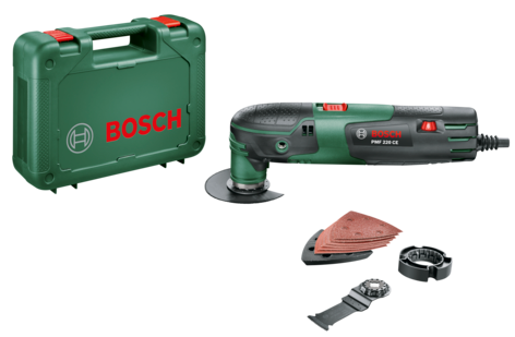 Bosch PMF 2000 CE multitool 220W + 10 accessoires + SystemBox