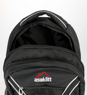 Asaklitt 30 liters svart ryggsekk