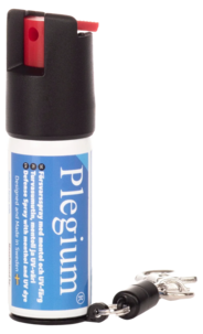 Plegium Basic försvarsspray med färg och mentol