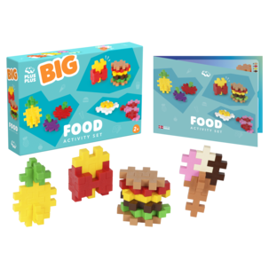 Plus Plus BIG Activity Set Food 50 bitar, från 1 år