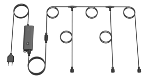 Deltaco Smart Home WiFi Kohdevalo RGB, 2 kpl