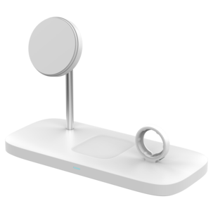 Trådlös Qi2 laddare 3-i-1 för iPhone, magnetisk, 15 W